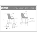 Барный стул Sheffilton SHT-ST75/S69-C - фото 3