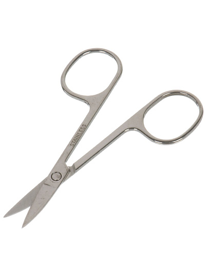 Ножницы маникюрные нерж сталь, 8.6 см, глянец, G010017