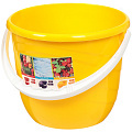 Ведро пластик, 10 л, в ассортименте, хозяйственное, Berossi, Солнечный, ИК 14934