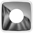 Отражатель нержавеющая сталь, 0.6х0.25х0.06 см, 3/4 '', квадрат, хром, MasterProf, ИС.131505 - фото 2