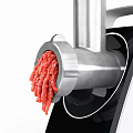 Мясорубка электрическая Bosch, MFW 3850B, 1800 Вт, реверс, 2 кг/мин, 6 насадок, соковыжималка цитрус-пресс - фото 4