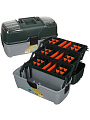 Ящик для инструментов, 19 '', 47х22х26 см, пластик, Profbox, Универсальный, пластиковый замок, 3 выдвижных лотка, 2 органайзера, Е-45