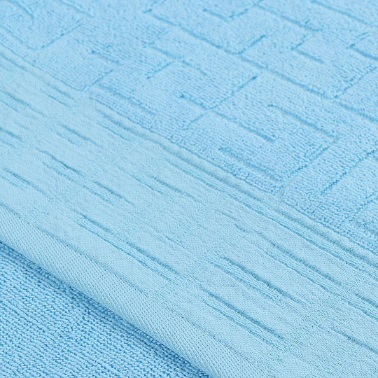 Полотенце банное 70х140 см, 100% хлопок, 541 г/м2, Galiha Jacquard, Anilsan, бирюзовое, Турция, 407070140