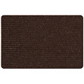 Коврик грязезащитный, 40х60 см, прямоугольный, резина, с ковролином, коричневый, Комфорт Soft, XTS-1002