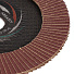 Круг лепестковый торцевой КЛТ1 для УШМ, LugaAbrasiv, BF, диаметр 180 мм, посадочный диаметр 22 мм, зерн A100, шлифовальный - фото 2