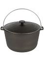 Казан чугун, 10 л, с крышкой, крышка чугун, с дужкой, Гардарика, 1510-3 - фото 7