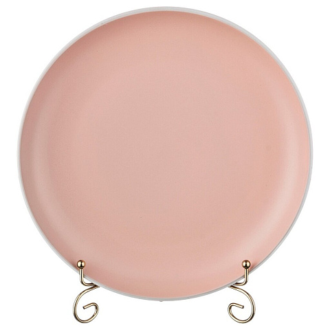 Тарелка обеденная, керамика, 27 см, круглая, Pandora Pink, 577-118