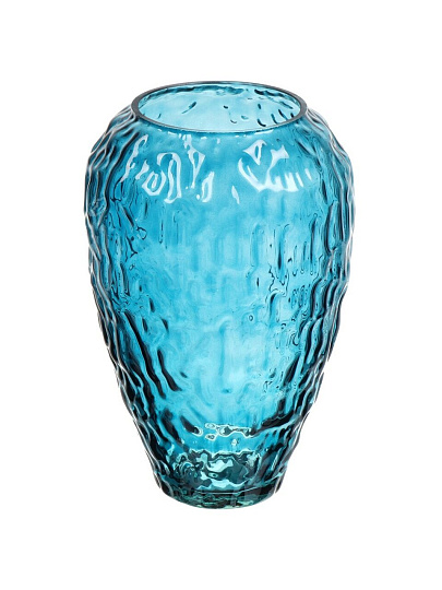 Ваза стекло, настольная, 28х11 см, Evis, Скандик-микс Линда, 27 1492 2885, лазурная