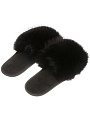 Тапки для женщин, черные, р. 39, меховые, ЛЮКС А - фото 3