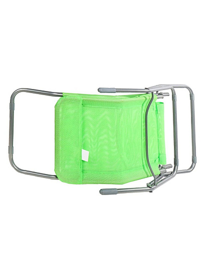 Шезлонг пляжный складной, металл, 147х58х38 см, 100 кг, зеленый, Green Days, YTBC040-green