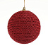 Елочный шар красный, 10 см, SYPMPB--112140 - фото 2