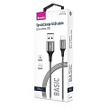 Кабель USB, OLMIO, Basic, Type-C, 2.1 А, 1.2 м, серый, 041640