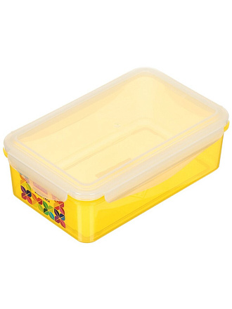 Контейнер пищевой пластик, 1.1 л, 20х13х7 см, Бытпласт, Smart lock, С4311292/С431129201/431129230