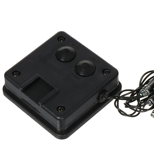 Фонарь садовый Гирлянда, на солнечной батарее, грунтовый, пластик, 7м, 50 ламп