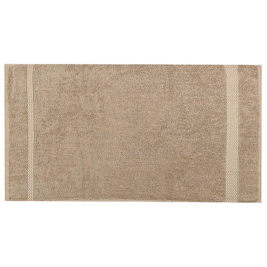 Полотенце банное 70х140 см, 100% хлопок, 500 г/м2, Dante Beige, TAC, бежевое, 1718, Турция