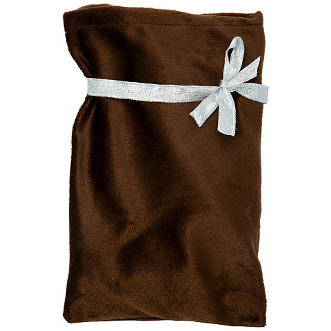 Набор мешочков подарочных из 3шт "сувенир", 17х25 см., 100%пэ, плюш коричневый, 850-002-5
