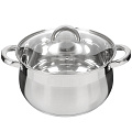 Кастрюля из нержавеющей стали Wellberg Avento 1421WB/8, 5.8 л