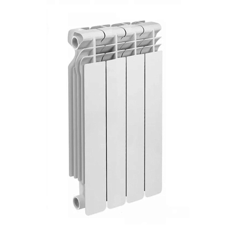 Радиатор алюминий, 500х100 мм, Valfex, Simple, 4 секции, FF-Q500A/4 L