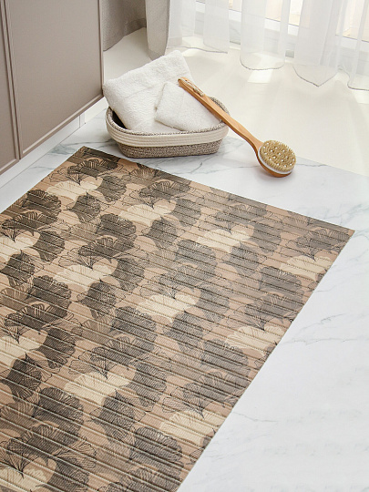Коврик для ванной, антискользящий, 0.8х15 м, вспененный ПВХ, Вилина, Виктория, 303BR