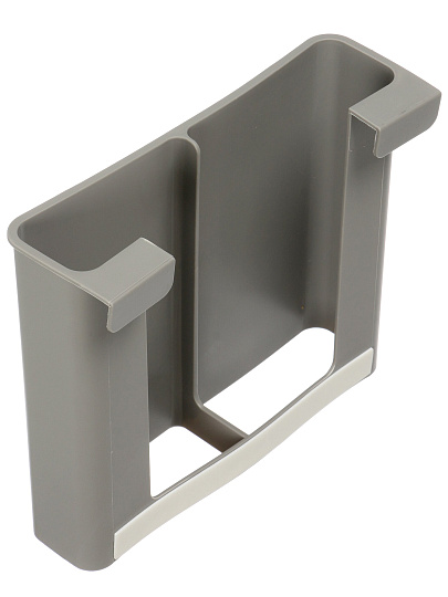 Органайзер для хранения вещей, полимер, 2 секции, подвесной, 26.3х22 см, серый, Y4-11261