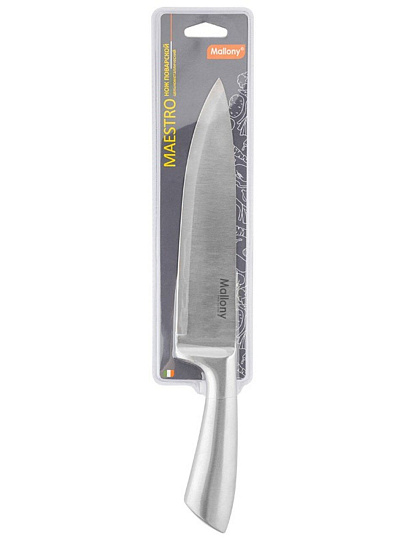 Нож кухонный Mallony, Maestro, поварской, нержавеющая сталь, 20 см, 920232