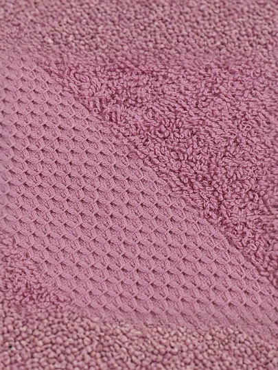 Полотенце банное 50х90 см, 100% хлопок, 380 г/м2, Грация, Silvano, темный/сухая роза, Узбекистан, AI-3105030