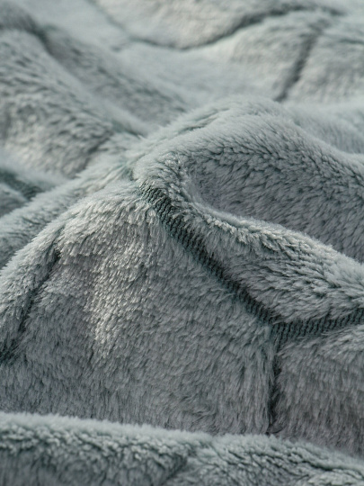 Плед 180*200 см, микрофибра, 100%пэ, 280г, Silvano, Геометрия, зелено-голубой