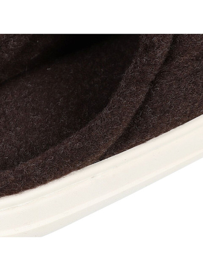 Тапки для мужчин, коричневые, р. 44-45, закрытые, войлок, A210075