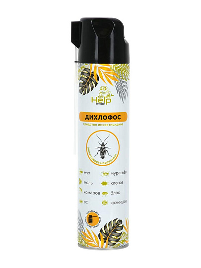 Инсектицид от летающих и ползающих насекомых, аэрозоль, 600 мл, Help