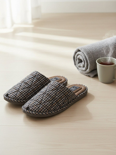 Тапки для мужчин, в ассортименте, р. 44, Lucky Land, 5087M-CH-CO