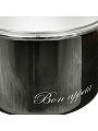 Кастрюля эмалированная сталь, 2 л, крышка стекло, Vitross, Bon Appetit, 8SD165S/8SB185S, мокрый асфальт, индукция - фото 2