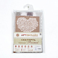 Скатерть 145х150 см, 100% хлопок, рогожка, 160 г/м2, АртДизайн, Лапландия, СБ.150.150 - фото 3