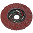 Круг лепестковый торцевой КЛТ2 для УШМ, LugaAbrasiv, диаметр 125 мм, посадочный диаметр 22 мм, зернистость A24, шлифовальный - фото 2