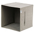 Коробка для хранения, 1 секция, 30х30х30 см, нетканный материал, с ручкой, серая, Д70702.04 - фото 3