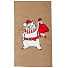 Полотенце кухонное 35х60 см, 270 г/м2, 100% хлопок, Новогодние краски Котик с подарками, Узбекистан, AI-1504020 - фото 2