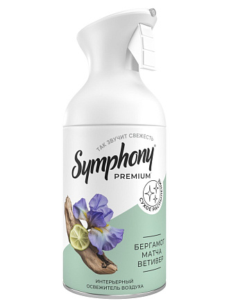Освежитель воздуха Symphony, 250 мл, Бергамот, матча, ветивер