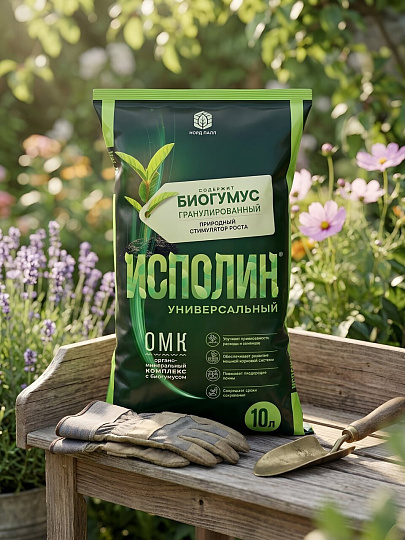 Удобрение универсальное, органическое, гранулы, 10 л, Исполин