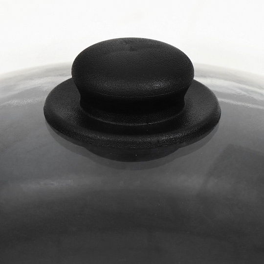 Сковорода чугун, 26 см, Камская посуда, с крышкой, с ушками, индукция, у6062