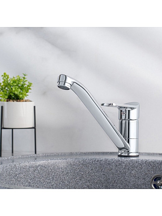 Смеситель для кухни, РМС, с картриджем, хром, SL137-004F-25