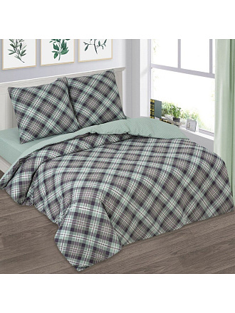 Постельное белье семейное, простыня 180х200 см, 2 наволочки 70х70 см, 2 пододеяльника 145х215 см, простыня на резинке, АртПостель, поплин, Ирландия