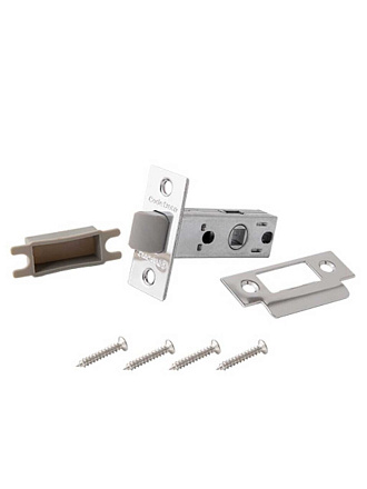 Защелка врезная, Code Deco, 5400-P-CR, 30912, язычок пластиковый, хром