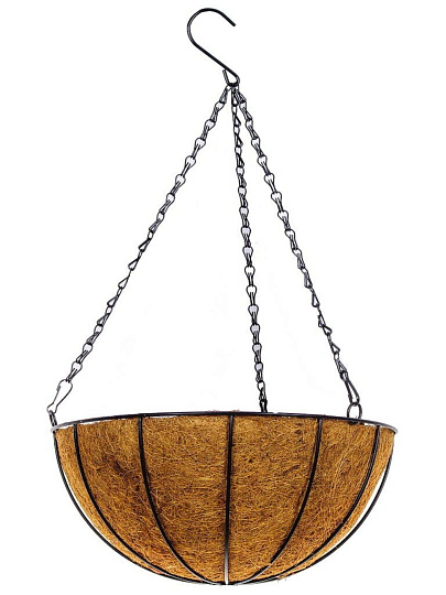 Кашпо подвесное 30 см, круглое, Волокно, Y4-4027