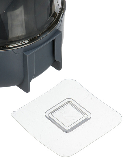 Ерш для туалета напольный, 8.5х8.5х45 см, в асс, пластик, прозрачный, Y4-11247