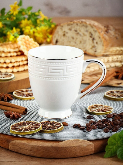 Кружка керамика, 325 мл, Греция2, Daniks, Y4-2734