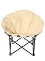 Кресло складное 82х80х72 см, Гриб, бежевое, без рисунка, полиэстер 600D, 100 кг - фото 2