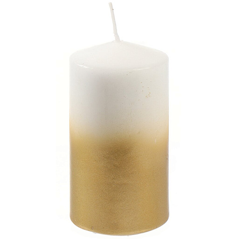 Свеча ароматическая, 10х5 см, столбик, микс, с напылением №2, 500594