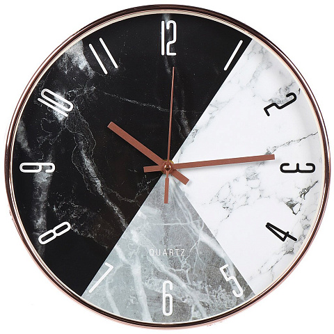Часы настенные, кварцевые, 29.5 см, круглые, полимер, Y4-6876