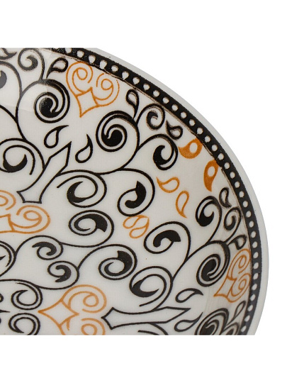 Тарелка десертная, керамика, 18 см, круглая, Стамбул, Y6-6019