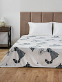 Плед 2-спальный, 180х200 см, велсофт жаккард, 100% полиэстер, Silvano, Животные Енот, серый, 180/202-CLF/LA