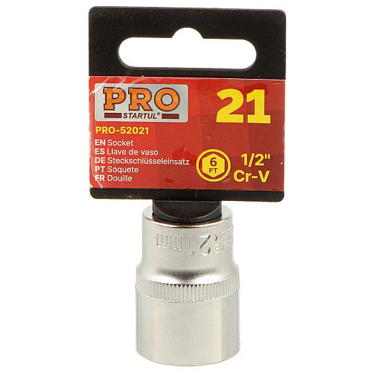 Головка торцевая 6-гранная, 1/2&quot;, 21 мм, Startul, PRO-52021